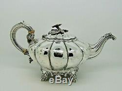 Antique Victorian Silver Teapot London 1837 Joseph & Albert Savory 719g