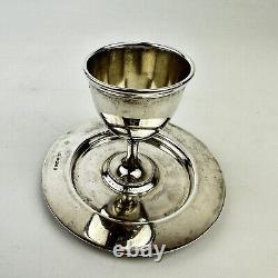 Antique Victorian Solid Silver Egg Cup Atkin Brothers 1886 6.5cm