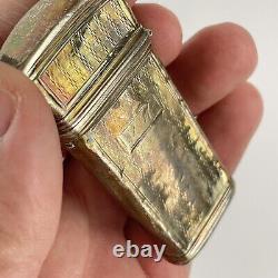 Antique Victorian Solid Silver Etui Case Taylor & Perry 1843 6.5cm