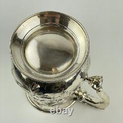 Antique Victorian Solid Silver Mug / Tankard Augustus George Piesse 1863 13.1cm