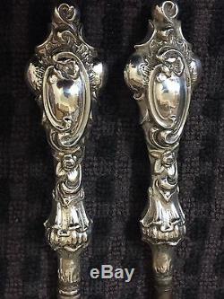 Antique Victorian Solid Silver Part Vanity Set #GA