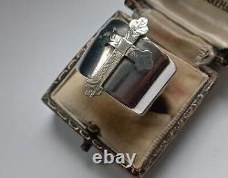 Antique Victorian Solid Silver Ring, Fully Hallmarked 1860