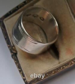 Antique Victorian Solid Silver Ring, London Hallmarked 1890