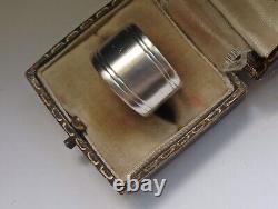 Antique Victorian Solid Silver Ring, London Hallmarked 1890