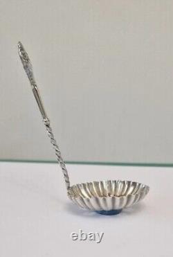 Antique Victorian Solid Silver Sugar Sifting Spoon Teabag Birmingham 1899 WD