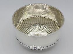 Antique Victorian Solid Sterling Silver Bowl Fully Hallmarked London 1881