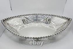 Antique Victorian Solid Sterling Silver Bread or Fruit Bowl Fully Hallmarked
