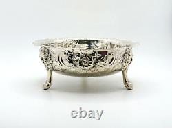Antique Victorian Solid Sterling Silver Footed Bowl Hallmarked Robert Harper