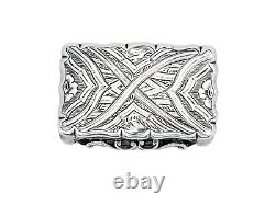 Antique Victorian Solid Sterling Silver Snuff Box Hallmarked George Unite 1866