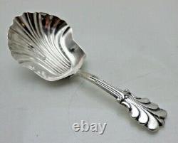 Antique Victorian Solid Sterling Silver Tea Caddy Spoon B'Ham 1883 (LS)
