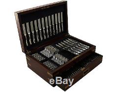 Antique Victorian Sterling Silver Canteen of Cutlery for Twelve 84 Pieces