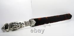 Antique Victorian Sterling Silver & Faux Tortoiseshell Page Turner Hallmarked