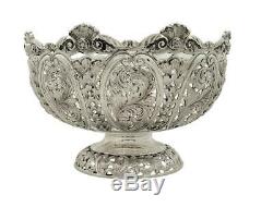 Antique Victorian Sterling Silver Rose Bowl 1896