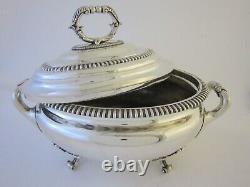 Antique Victorian Sterling Silver Soup Tureen -1843 by John Charles Edington