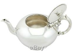 Antique Victorian Sterling Silver Teapot By John & William Barnard, 1840s