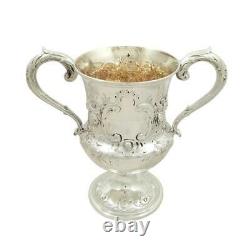 Antique Victorian Sterling Silver Trophy Cup 1860