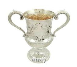 Antique Victorian Sterling Silver Trophy Cup 1860