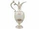 Antique Victorian Sterling Silver And Glass Claret Jug Carrington & Co 1897
