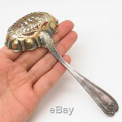 Antique Victorian Tiffany & Co. Colonial Sterling Silver Sugar Sifter Spoon