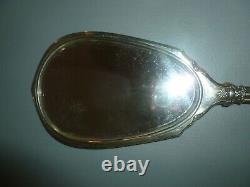 Antique Victorian Webster Co. Sterling Silver Large Hand mirror Ornate