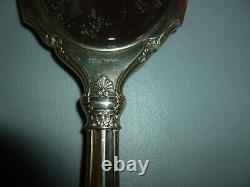 Antique Victorian Webster Co. Sterling Silver Large Hand mirror Ornate