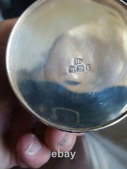 Antique immaculate Victorian Sterling Silver Tea Caddy Box Bottle Sheffield 1895