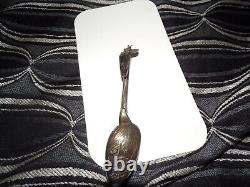 Antique sterling silver mechanical gold or coal miners spoon