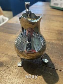 Antique victorian solid silver cream creamer ewer jug 1847 19th Century