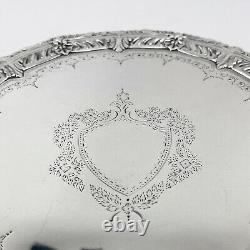 Attractive Victorian Sterling Silver Salver