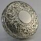 Beautiful Sterling Silver Trinket Box C1900 Antique Victorian 2.25 Inch