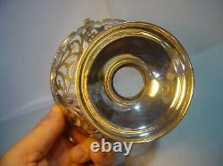 Beautiful Rare-genuine Solid Silver Intricate Basket / Bowl- Victorian-193 Grm