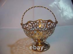 Beautiful Rare-genuine Solid Silver Intricate Basket / Bowl- Victorian-193 Grm