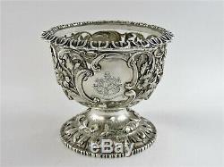 Beautiful SILVER mounted ARMORIAL BOWL, London 1839 Reily & Storer Coat-of-Arms