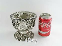 Beautiful SILVER mounted ARMORIAL BOWL, London 1839 Reily & Storer Coat-of-Arms