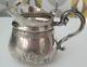 Birmingham 1893 Sterling Silver Victorian Cream Jug With Floral Chased Detailing