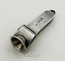 CIGAR CUTTER STERLING SILVER VICTORIAN Birmingham 1894 William Neale