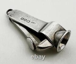 CIGAR CUTTER STERLING SILVER VICTORIAN Birmingham 1894 William Neale