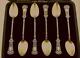 Cased Victorian Imported Solid Silver Gilt Enamel Spoons David Andersen