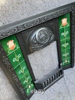 Cast Iron Fireplace / Fire Surround / Insert / Victorian Style / Solid Fuel