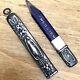 Chatelaine Pencil Webster Repousse Victorian Sterling Silver 5g Antique Vtg Lily