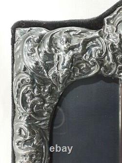 Double Heart Hallmarked Sterling Silver Picture Frame The Lord Chaltam
