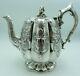Early Victorian Solid Silver Irish Teapot (acorn Crest, 1840s, Dublin)
