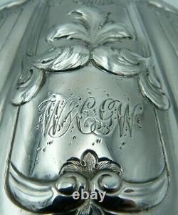 Early Victorian Solid Silver Irish TeaPot (Acorn Crest, 1840s, Dublin)