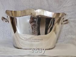 Elegant Victorian Style Louis Roederer Wine Cooler Solid brass Silver Plated