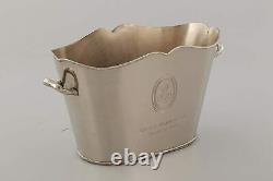Elegant Victorian Style Louis Roederer Wine Cooler Solid brass Silver Plated
