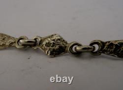 English Sterling Silver Chatelaine Victorian 1896 Chester Antique