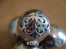 Excellent Rare Victorian Antique Sterling Silver Hm 1871 Scent 4 Ball Pomander