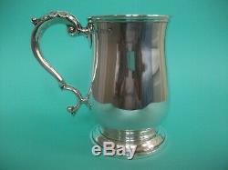 Extra Large, Antique Solid Silver 1 Pint Tankard/ Mug, London 1898, 358 Grams