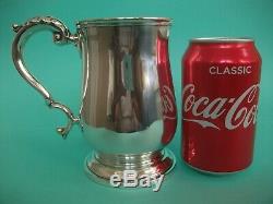 Extra Large, Antique Solid Silver 1 Pint Tankard/ Mug, London 1898, 358 Grams