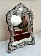 Fab! Large 12.5 Henry Matthews Silver Easel Dressing Table Mirror C1901